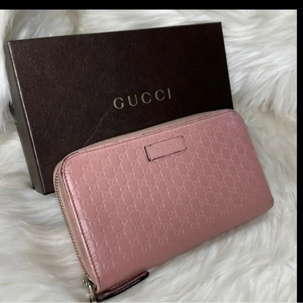 💯 Authentic Guccissima Zipped Long Wallet 🍀